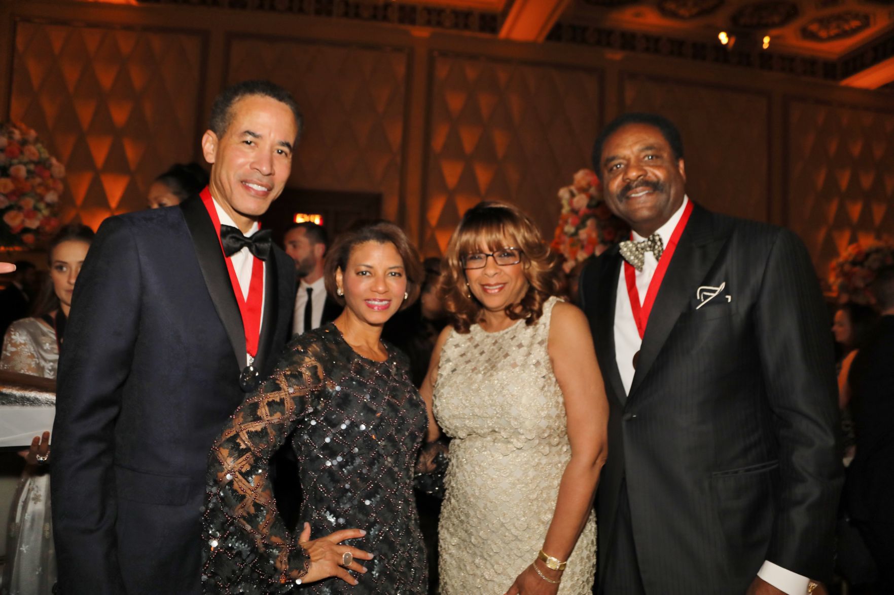 Charles and Karen Phillips, Thelma and David Steward